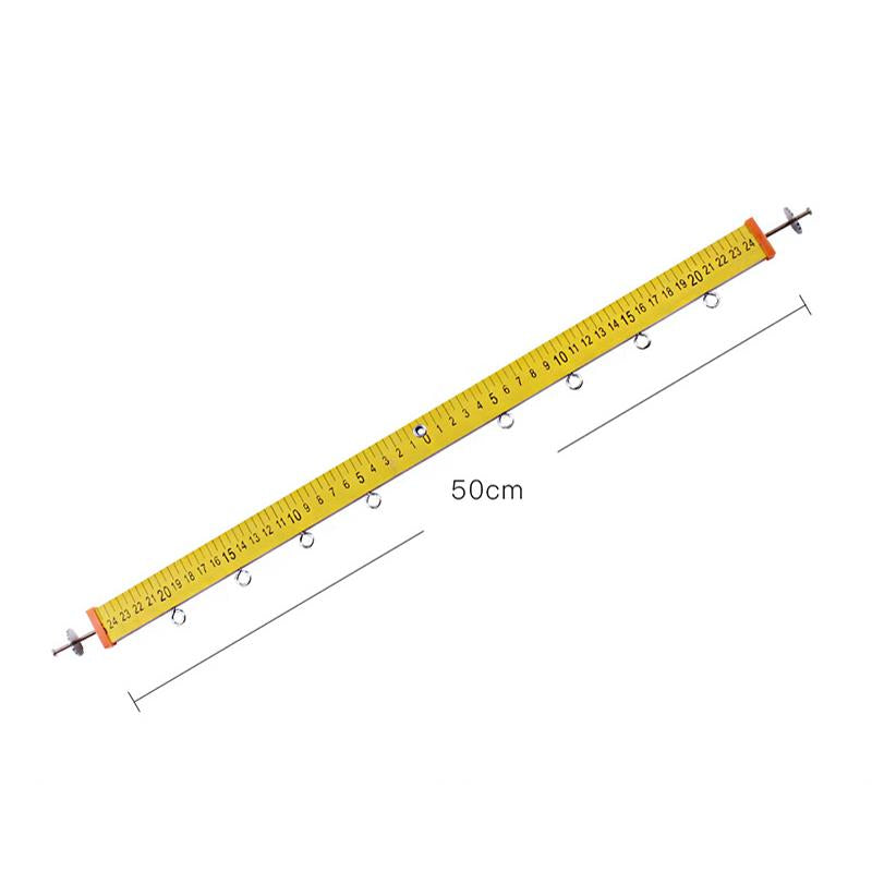 KEPU J21030 50cm Wooden Lever Ruler Straight Ruler Physical Mechanics Experimental Equipment Balance Measuring Tools School Teaching Instrument