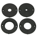 Aluminum Router Table Insert Plate With Rings and Screws for 62x70mm Woodworking Benches