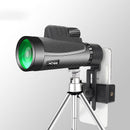 IPRee 12x50  Optical HD Lens Monocular BAK4 Waterproof Telescope Portable Day Night Vision Outdoor Camping Hiking Tripod Phone Clip