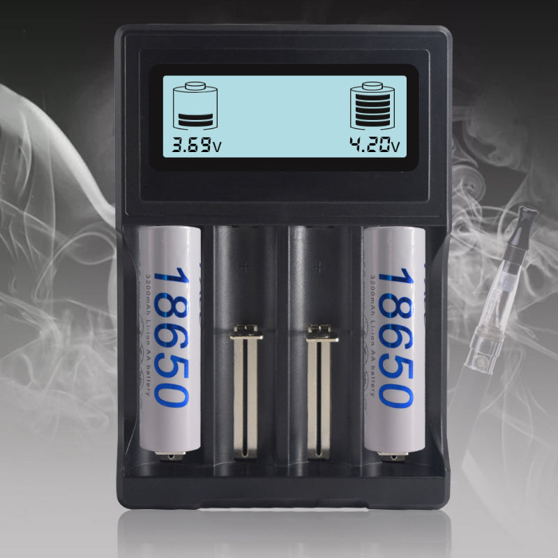 PALO B2 LCD Screen Display USB Intelligent Battery Charger For 18650 26650 16340 Lithium Li-ion Battery