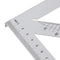 Woodworking 45/90 Degree Triangle Ruler Carpenter L Square Marking Ruler Angle Ruler