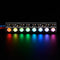 3Pcs Straight Board 8x 5050 RGBW Cool White LED 6000K Display With Integrated Drivers Module