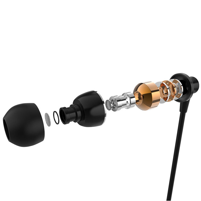 PTM D11 Super Bass Earphone Sport Noise Canceling Volume Control Headset Metal Headphone