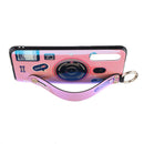 Bakeey Blue Ray Wrist Strap Shockproof Soft Silicone Protective Case for Xiaomi Mi9 / Mi9 Transparent Edition
