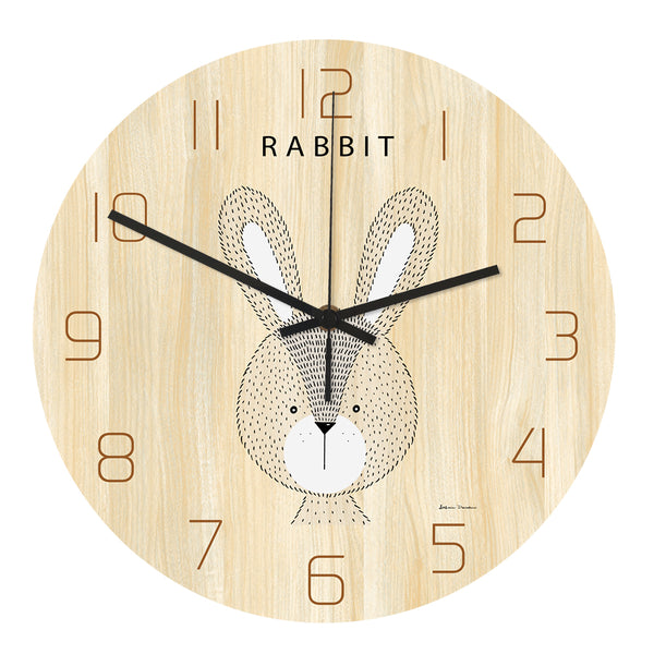 Loskii CC046 Creative Wall Clock Mute Wall Clock Cartoon Wall Clock For Home Office Decorations