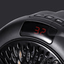 900W Mini Space Fan Heater Portable Plug-in Electric Wall-outlet Furnace Warmer for Office Home