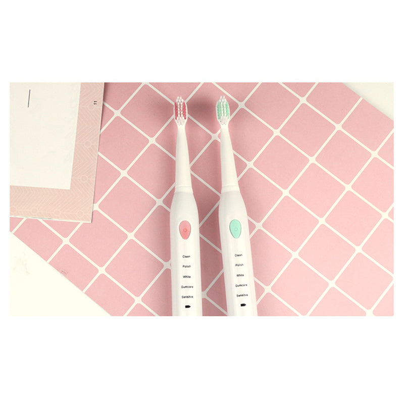 USB Rechargeable Toothbrush 5 Brush Modes Sonic Electric Toothbrush Soft Fursoft IPX7 Waterproof
