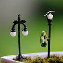 HO OO Scale 5Pcs Resin Craft Mini Street Light Lamp Antique Imitation Fairy Garden Home Miniature DIY Micro Landscape