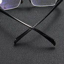 Finished Coating Myopia Glasses Clear Optical Half-rim Nearsighted Glasses -100 To -400