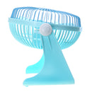 Rechargeable 7 inch Cooling Fan 5V Aluminum Leaf USB Fan Plastic Handy Small Desk Desktop Mini Fan