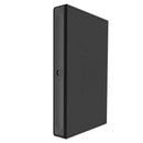 ANYTEK L9S fingerprint lock Business Meeting Notebook Usb Charge Ultra-long Standby Time Lock Easy Operation Lock