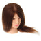 100% Real Human Hair Mannequin Head Salon Hairdressing 18'' Training Head + Clamp