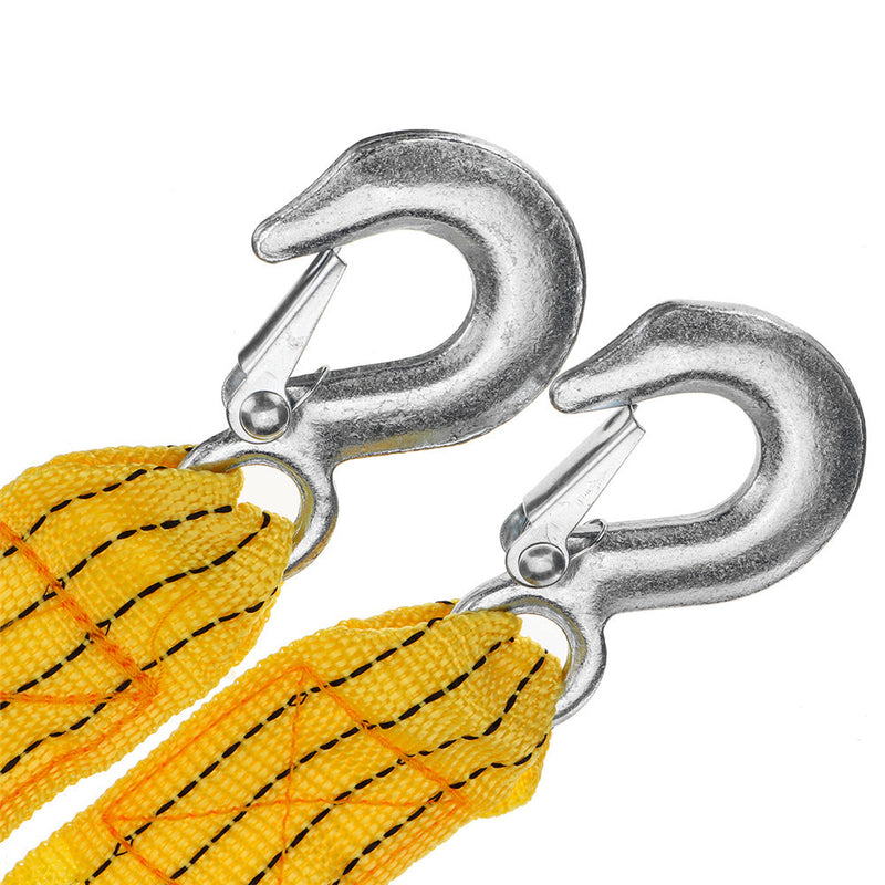 3 Meters Tow Towing Pull Rope Cable Strap 3 Tons Heavy DutyTrailer Rope Tools kit