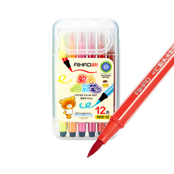 AIHAO CP600 Watercolor Paint Set Washable Soft Head Double Head