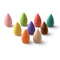 45PCS Cones Backflow Incense Burner Floral Cone With Tray Fragrance Scent Tower Mixed Aromatherapy Fresh Air