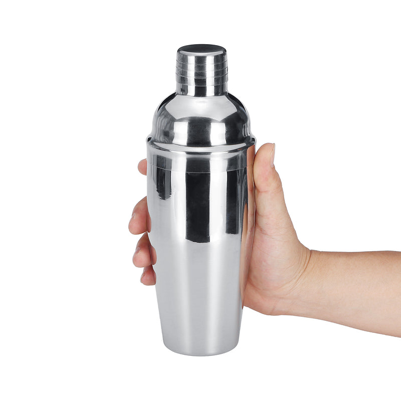 750ML Stainless Steel Cocktail Shaker Mixer Maker Drink Holder Container Bar