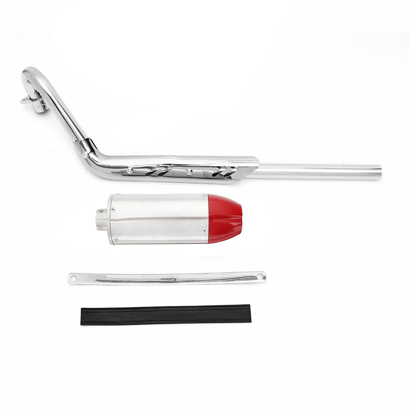 For Honda XR50 CRF50 50cc 70cc 90cc 110cc 125cc Pit Bike Red Exhaust Muffler Pipe
