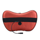Car Electric Lumbar Neck Back Massage Pillow 3 Gears 3D 48 Heads Kneading Cushion Heat Magnetic Stone Massager