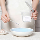 HELLO LIFE 3PCS/Set 370ml Drawer Type Flavouring Tool Clear Salt Canister Sauce Storage Box Container