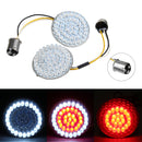 2 Inch Bullet Style 1157 Turn Signal Lights LED Panel For Harley