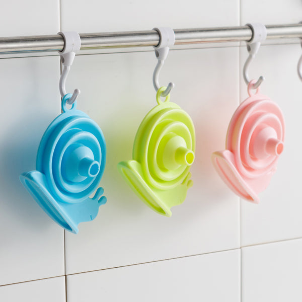 Honana CF-SF03 Collapsible Telescopic Snail Shape Funnel Filling Liquid Water Oil Funnel Transfer