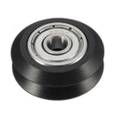 3PCS 3D Printer V-Type 24mm Outer Diameter Height Plastic Pulley Concave Idler Gear