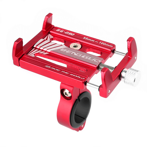 Xmund XD-BL5 Aluminum Alloy Phone Holder 3.5"-6.5" Adjustable Phone Clip Stand Shockproof Portable Phone Bracket For Cycling Bicycle
