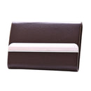 IPRee PU Stainless Steel Card Holder Portable Credit Card Case ID Card Storage Box