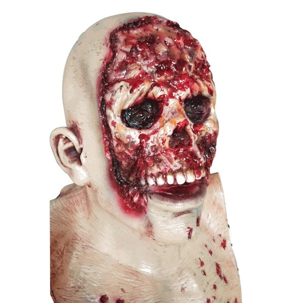 Adult Halloween Latex Bloody Mask Zombie Clown Horror Scary Costume Cosplay