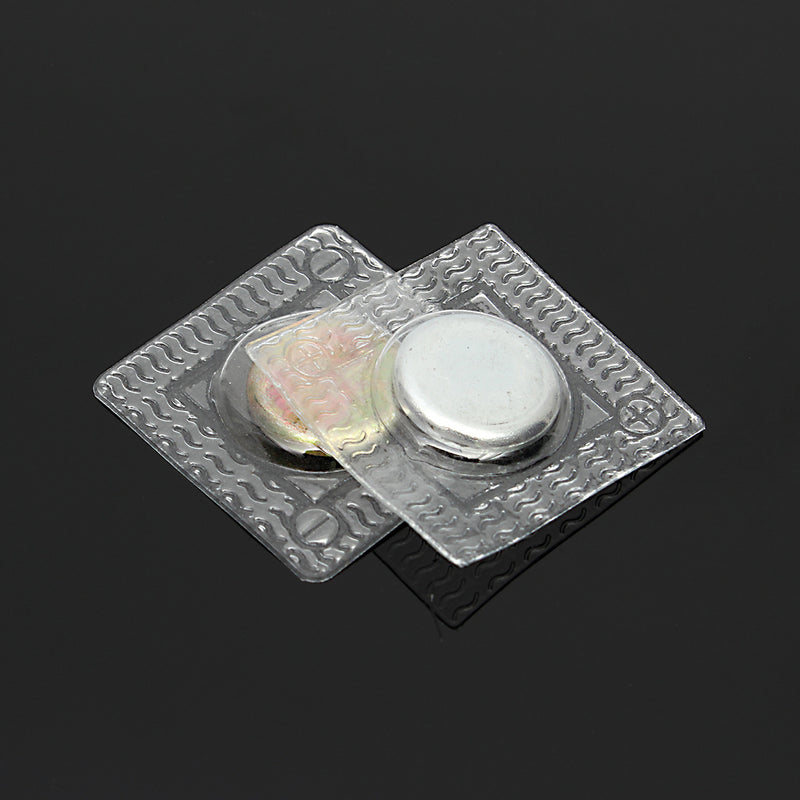 10 Set 15x2mm PVC Invisible Hidden Sew in Magnetic Snaps DIY Neodymium Magnet Purse Closure