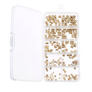 Suleve MXBN1 200Pcs M2/M2.5/M3 Knurled Brass Threaded Insert Nut Female Thread Embedment Nuts Assortment