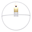 Metal Wall Candle Holder 3D Geometric Candlestick Sconce Nordic Style Home Decor