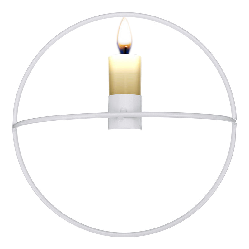 Metal Wall Candle Holder 3D Geometric Candlestick Sconce Nordic Style Home Decor