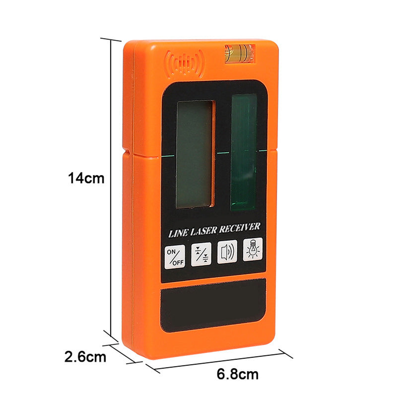 Universal LCD Display Green Red Light Laser Level Detector Receiver with Bracket