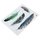 Imitation Feather Motorcycle Tank 3D Stickers Three Dimensional Decals