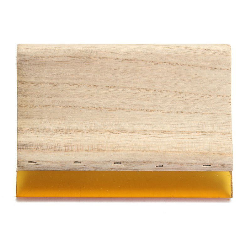 75 Durometer 20cm 8 Inch Silk Screen Scrapers Printing Squeegee Wooden Handle Rubber Blade