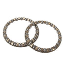 BIKIGHT 2x Bicycle Bike 1 1/8" Headset Caged Ball Bearing Race Cycling Headset Bearing