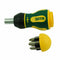 SATA 6PCS Stubby Ratcheting Screwdriver Magnetic Multi-Bit Rubber Multi-Tool Screw Driver Kits Home Repair Tool