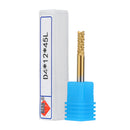 Drillpro 4mm Shank 12-32mm Tungsten Carbide End Mill Titanuim Coated PCB Milling Cutter