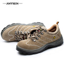 ANTSEN Men's Steel Toe Sneakers Safety Shoes Work Shoes Hiking Camping Anti-Smashing Durable Shoes Xiaomi