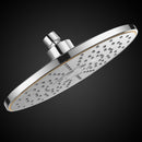 Rainfall Shower Head 3-Settings 8 Inch Large High Pressure Rain Shower Head ABS Polish Chrome Finish With Filter to Anti-clog Anti-leak