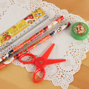 8030 Korean Style 5 Pcs Christmas House Stationery Set Santa Pencils Ruler Manual Pencil Sharpener Scissors School Students Supplies Christmas Gift Box