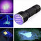 Aluminum Alloy 21LED UV Ultra Violet Mini Blacklight Flashlight Torch Light Lamp Outdoor