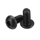 Suleve M5CH8 50Pcs M5 10.9 Grade Carbon Steel Hex Socket Cap Head Screw 6-40mm Optional Length