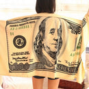 Honana WX-993 80x150cm Absorbent Microfiber Dollor Beach Towels Creative Design Quick Dry Bath Towel