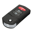 3 Button Remote Flip Key Fob Case Shell Blade For Mazda 3 5 6 RX-8 CX-7 CX-9