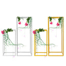 Flower Rack Wedding Metal Art Geometric Column Vase Stand Prop Party Detachable