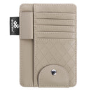 Leather Car Sun Visor Sun Glasses Clip Card Pen Holder Ticket Storage Driver License Package