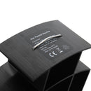 Black Fireplace 4 Blade Heat Powered Stove Fan komin Log Wood Burner Eco Friendly Quiet Fan Heat Distribution Home Efficient