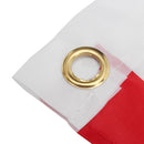 2inch x 3inch FT USA US U.S. United States American Flag Polyester Stars Brass Grommet Motorcycle
